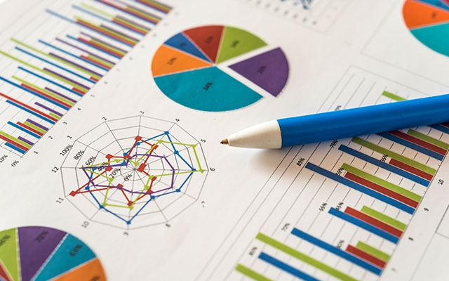 Colorful graphs and pen - Industry Statistics