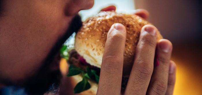 Plant-based burger