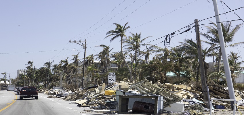 Hurricane damage 