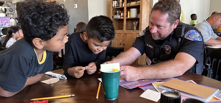 The Bradenton Police Department, one of several local workplaces, gives its employees time off to mentor the program.