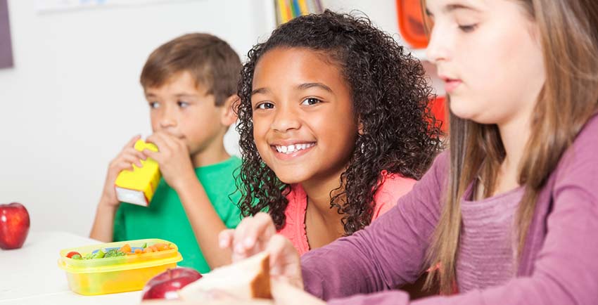 Children eating